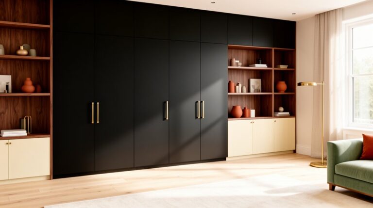 best colors for black walls