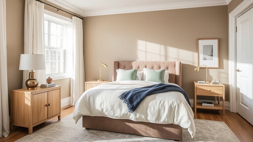 calm cohesive Best Colour Combination For Guest Bedroom