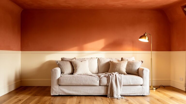 ceiling colour for coziness