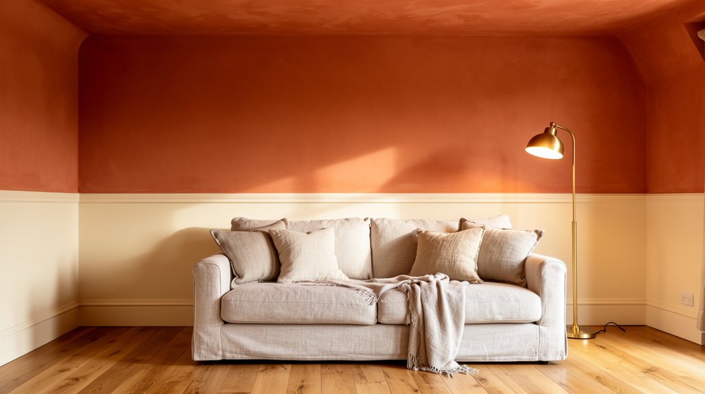 ceiling colour for coziness