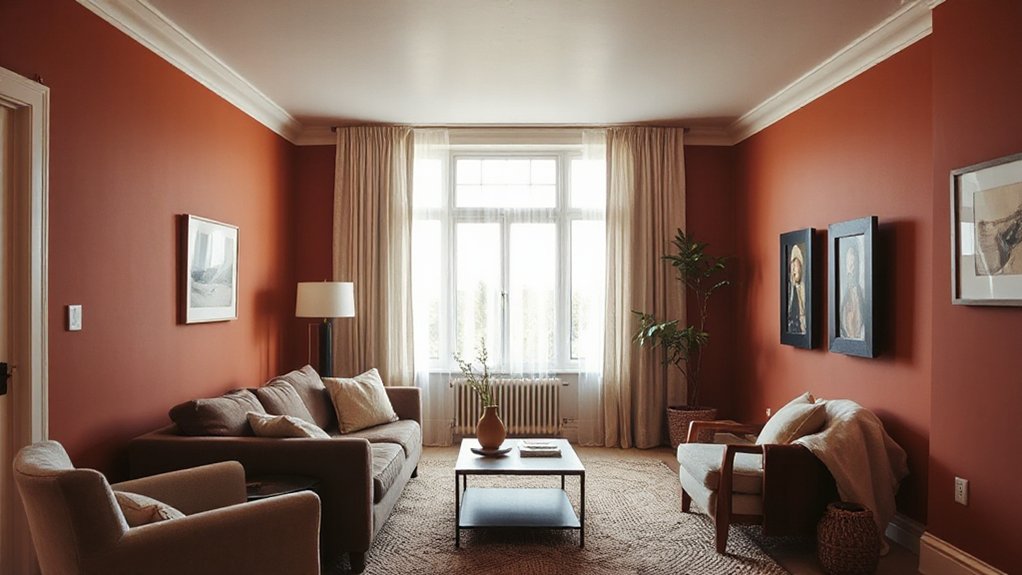 ceiling wall colour continuity