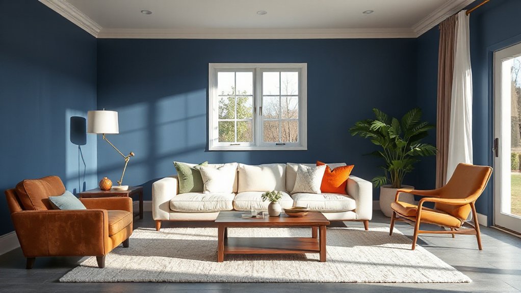 choose blue based on lighting