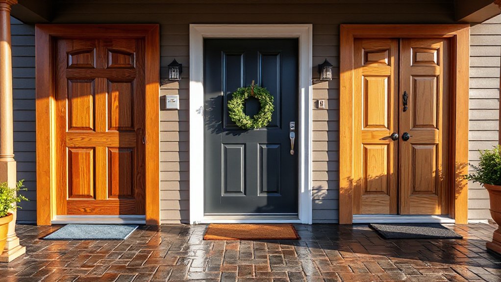 choose weather appropriate door materials