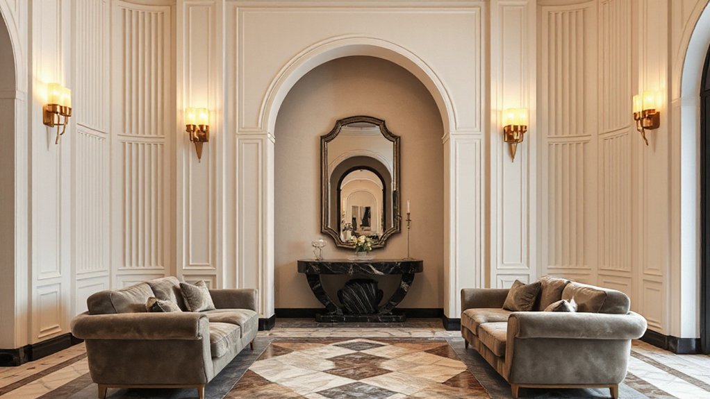 confident geometric luxe contrasts