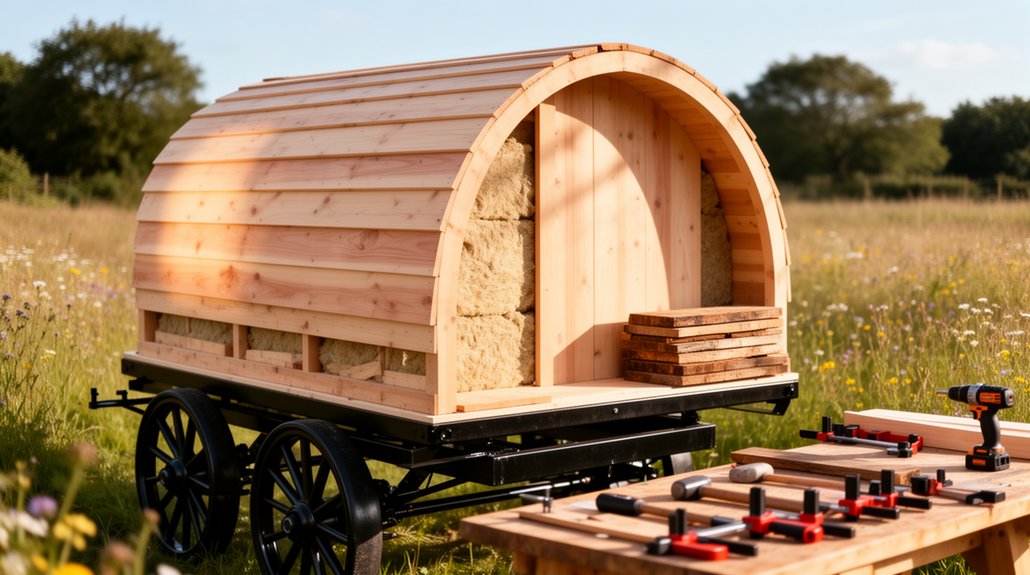 eco friendly shepherd s hut