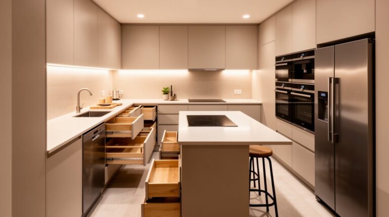 efficient kitchen without triangle