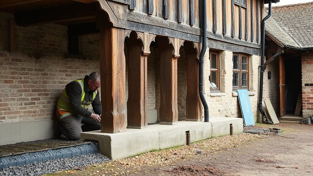 external drainage and ventilation