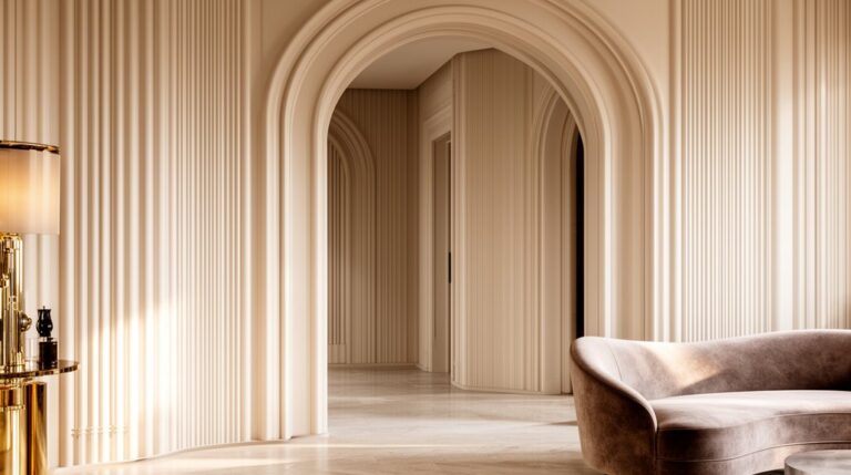 fluted wall arches trend