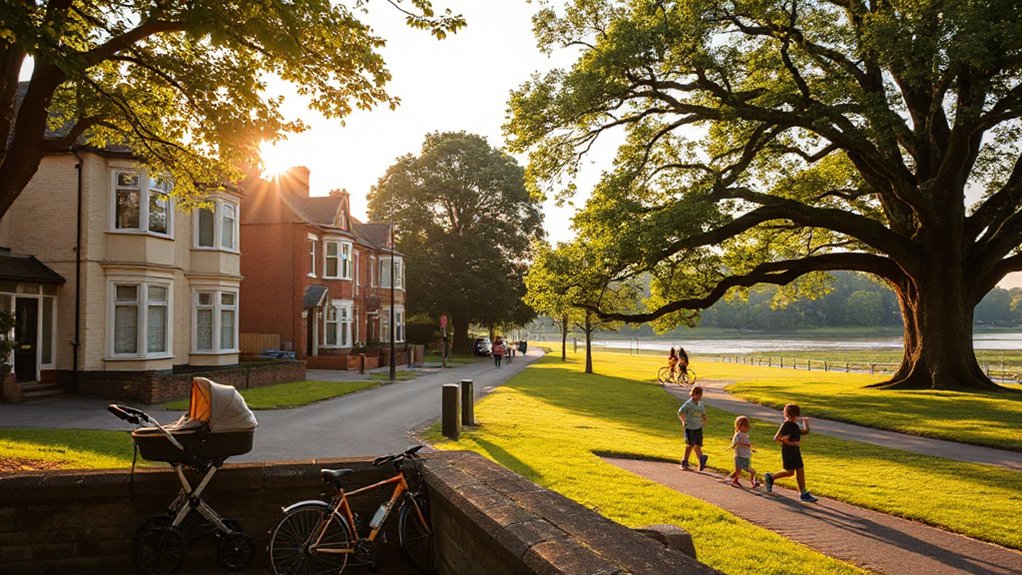 green spaces family friendly amenities