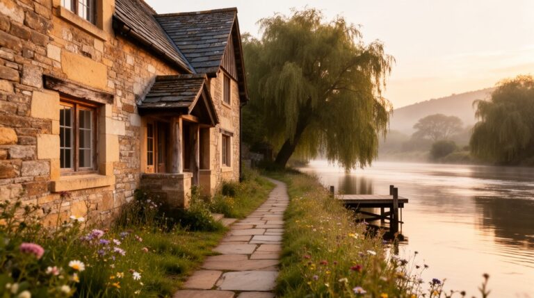 historic riverside cottage restoration