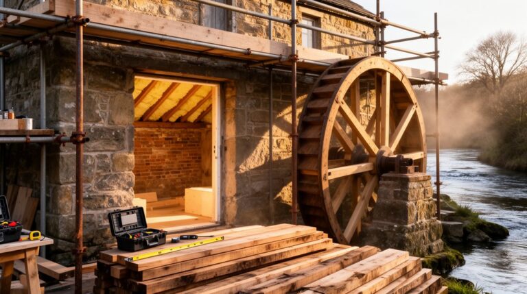 historic water mill renovation