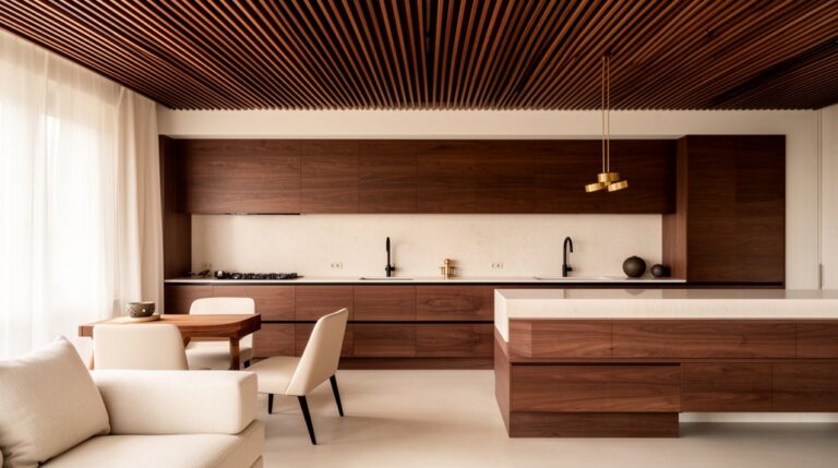 incorporating walnut wood tones