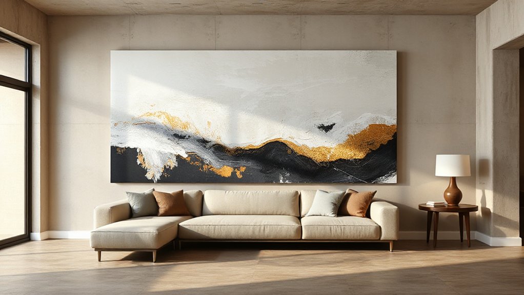 large calming commanding canvases