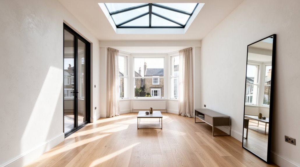 maximize sunlight in narrow home