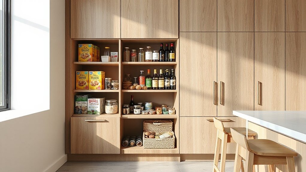 optimized grocery storage dimensions