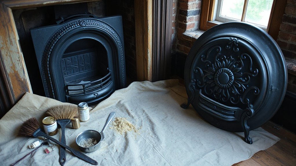 restore and refinish cast iron