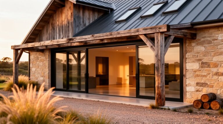 restored rural barn conversion