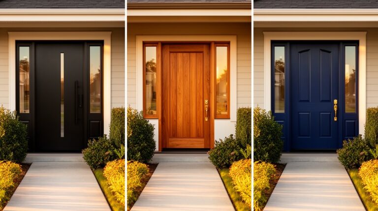 selecting an attractive front door