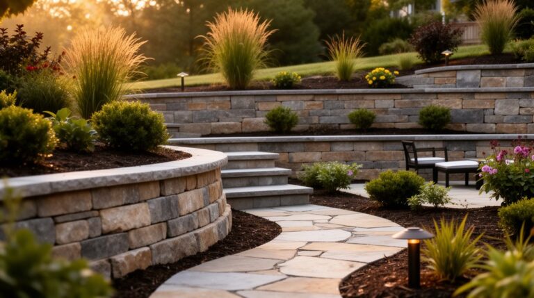 slope landscaping for resale