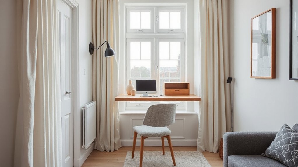 strategic light organized workspace