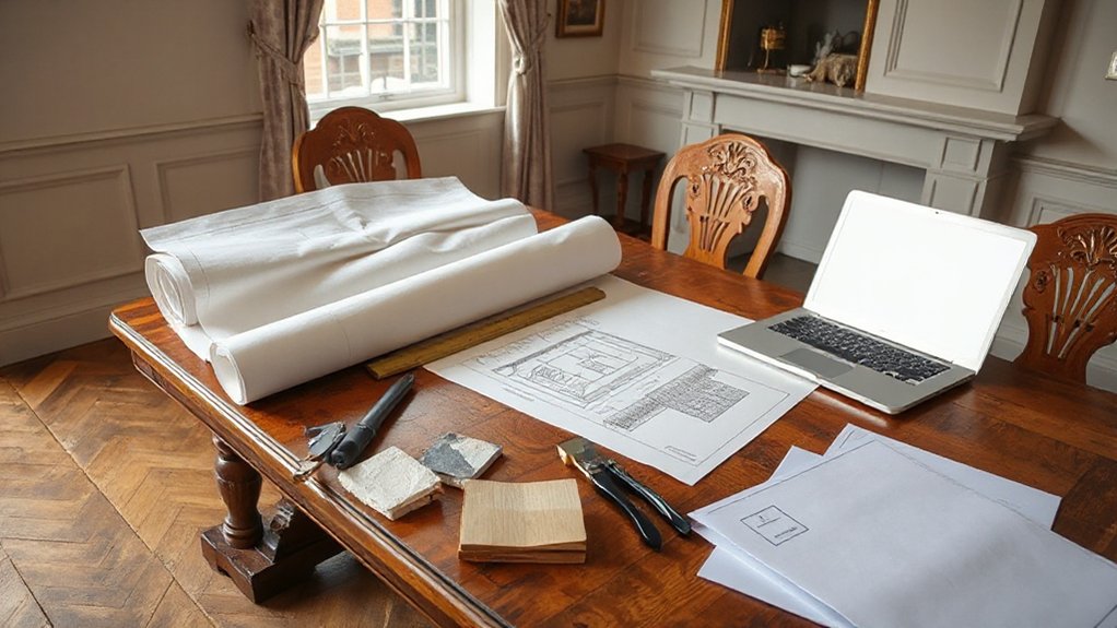 thorough survey and planning for a Victorian townhouse revovation