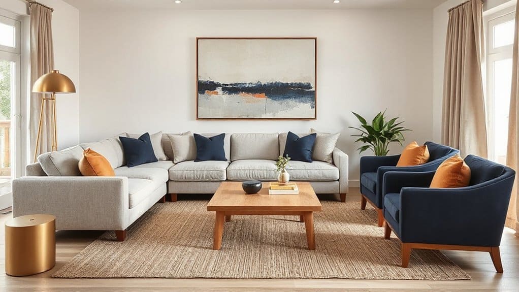 timeless balanced textured accents