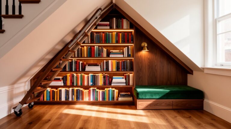 under stair mini library ideas