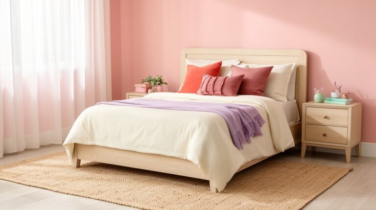 vibrant pink and purple