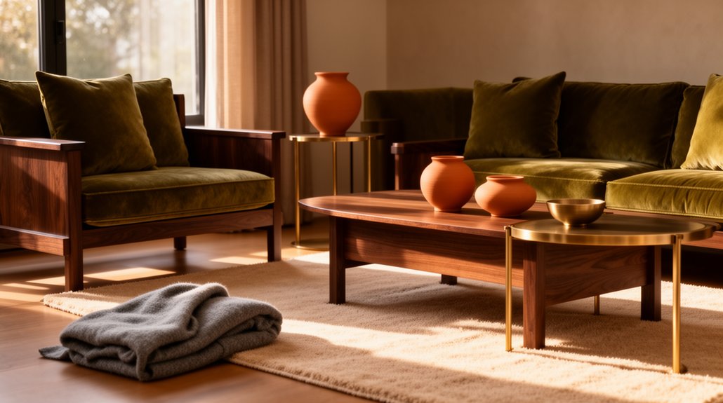 warm earthy natural tones